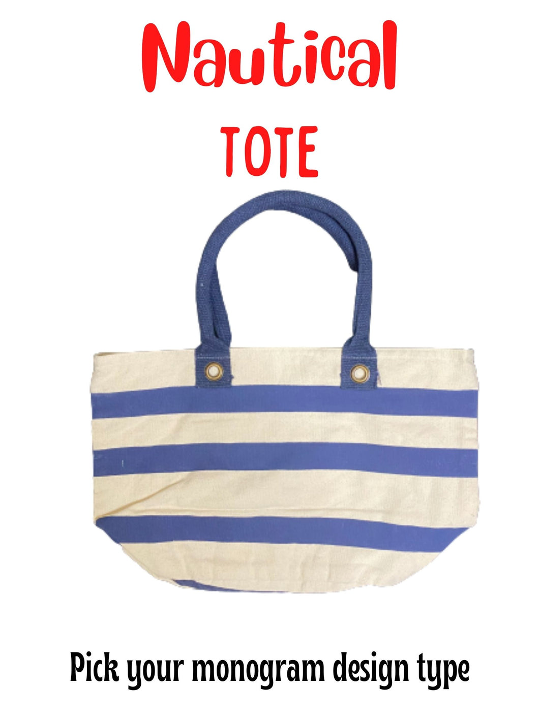 Nautical Canvas Tote