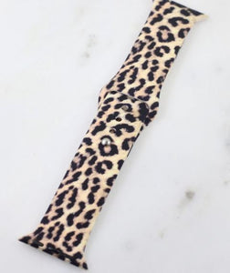 Beige Leopard Print 38/40MM Watchband