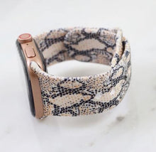 Load image into Gallery viewer, Natural Snakeskin Print 38/40MM Watchband
